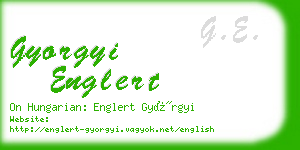 gyorgyi englert business card